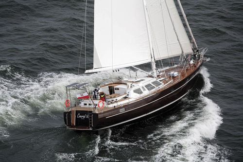 Yate de vela de crucero - CONRAD 66 - MEDEA - CONRAD S.A. - con deck saloon