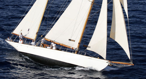 Yate de vela clásico - TALISMAN 1920 - CONRAD S.A. - con popa abierta / queche