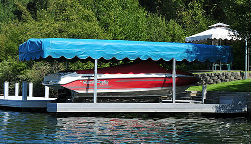 Refugio para barco - Hewitt Boats Lifts and Docks - para montar sobre ascensor