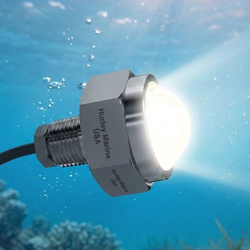 Iluminación subacuática para barco - Hurley - HURLEY MARINE - LED / de acero inoxidable