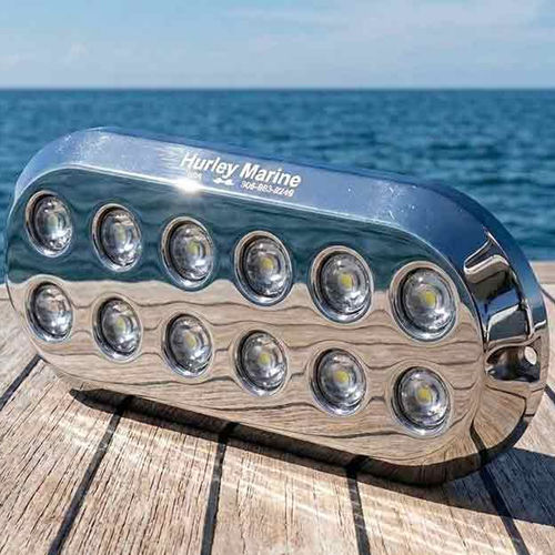 Iluminación subacuática para barco - Sea-Vue® Extreme - HURLEY MARINE - para pantalán / LED / para montaje en superficie