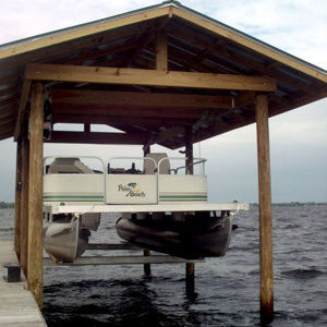 Ascensor para barco pontón - Cradle Kit  - Lunmar Boat Lifts - flotante / con cobertura