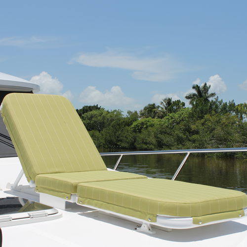 Tumbona para yate - Sun Lounges - Mar Quipt - ajustable / plegable / de aluminio