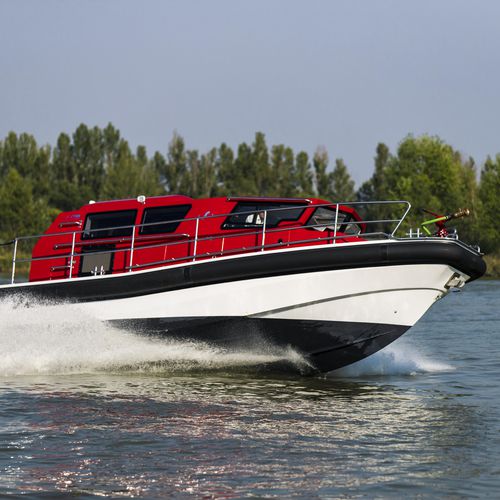 Barco profesional barco de vigilancia - 12  - Stem Marine - barco de salvamento / barco de bomberos / hidrojet intraborda