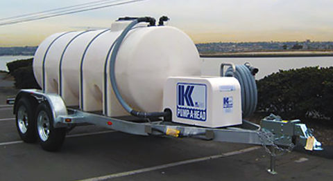 Sistema de drenaje móvil - TRAILER - Keco Pump & Equipment - para puerto deportivo / con bomba peristáltica / bomba de membrana
