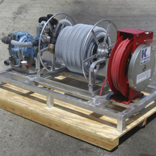 Sistema de drenaje móvil - SKID - Keco Pump & Equipment - para barco