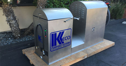 Sistema de drenaje fijo - Keco Pump & Equipment - para puerto deportivo / con bomba peristáltica