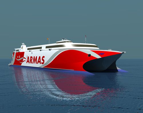 Car-ferry catamarán - VOLCAN DE TAGORO - INCAT - de alta velocidad