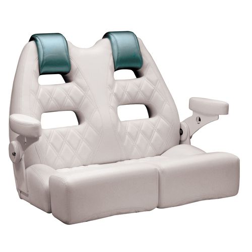 Asiento piloto - MAKO 42"  - Llebroc Industries - para barco / con reposabrazos / 2 plazas