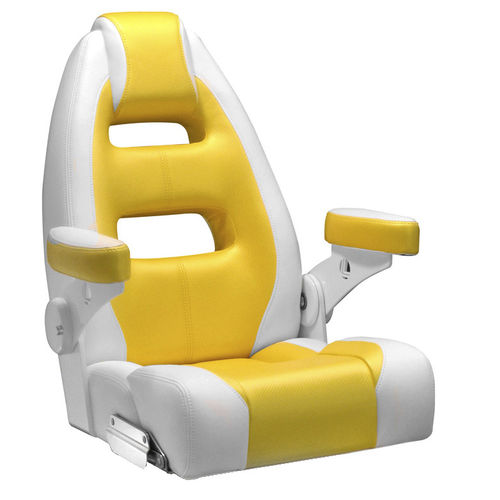 Asiento envolvente - MAKO  - Llebroc Industries - para barco / con reposabrazos / 1 plaza