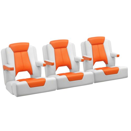 Asiento envolvente - STINGRAY  - Llebroc Industries - para barco / con reposabrazos / para 3 personas