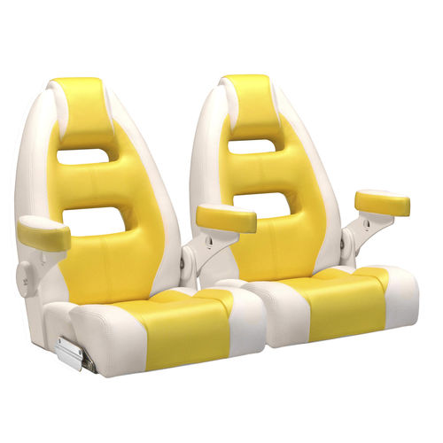 Asiento envolvente - MAKO  - Llebroc Industries - para barco / con reposabrazos / 2 plazas