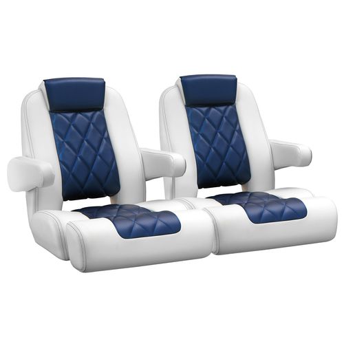 Asiento envolvente - ODYSSEY  - Llebroc Industries - para barco / con reposabrazos / 2 plazas