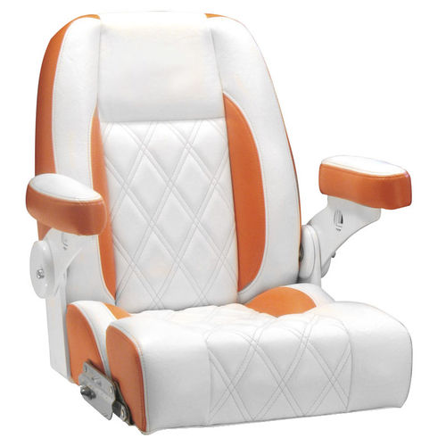 Asiento envolvente - 4BBF1 - Llebroc Industries - para barco / con reposabrazos / abatible