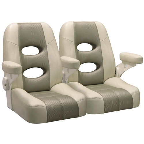 Asiento envolvente - 4BBF6 - Llebroc Industries - para barco / con reposabrazos / 2 plazas