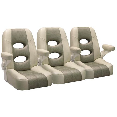 Asiento envolvente - 4BBF11 - Llebroc Industries - para barco / respaldo alto / abatible