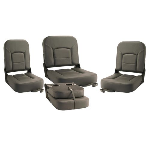 Asiento piloto - 4BLL201CO-C1-C2 - Llebroc Industries - de bass-boat / abatible / 1 plaza
