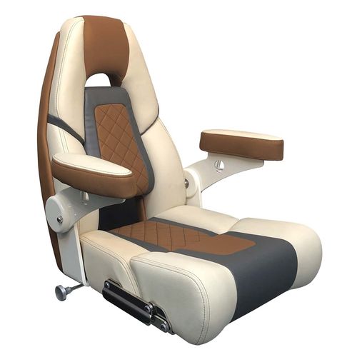 Asiento envolvente - SX  - Llebroc Industries - para barco / con reposabrazos / 1 plaza