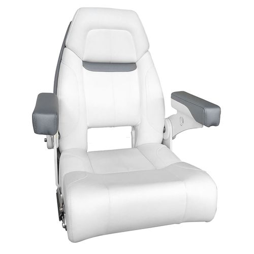 Asiento respaldo contra respaldo - GS  - Llebroc Industries - para barco / con reposabrazos / 1 plaza