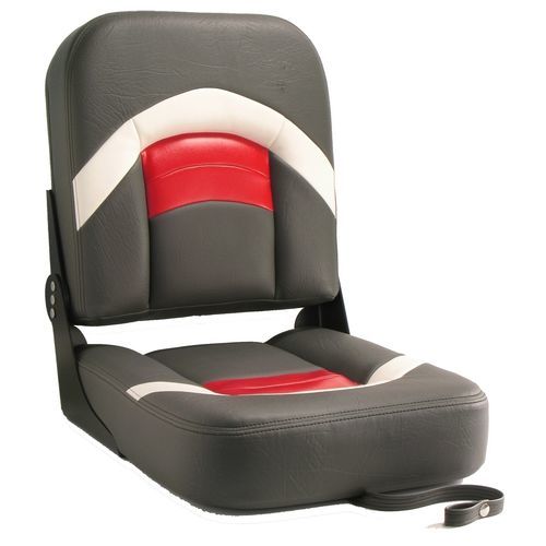 Asiento piloto - 4BLL307CO-C1-C2 - Llebroc Industries - de bass-boat / abatible / 1 plaza