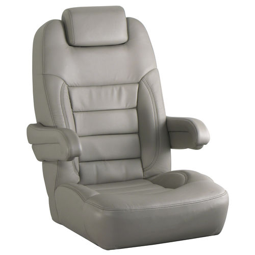 Asiento piloto - LX  - Llebroc Industries - para barco / con reposabrazos / respaldo alto