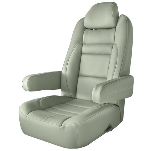 Asiento piloto - OMEGA  - Llebroc Industries - envolvente / para operador / para barco de uso profesional
