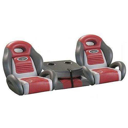 Asiento envolvente - GT2 COMPLETE SET  - Llebroc Industries - de bass-boat / para 3 personas / multicolor