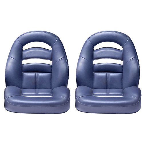 Asiento envolvente - 4BLL201BO - Llebroc Industries - de bass-boat / 2 plazas / negro