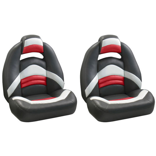 Asiento envolvente - 307 - Llebroc Industries - de bass-boat / 2 plazas / multicolor
