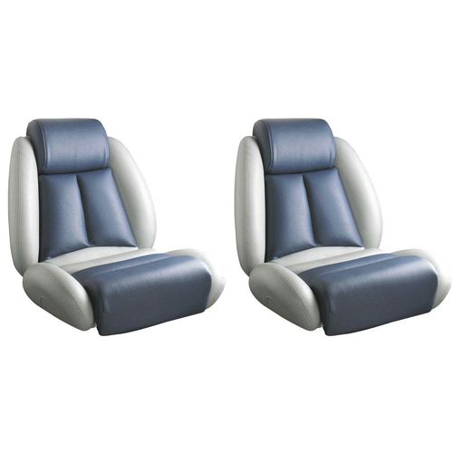 Asiento envolvente - 4BLLPMXBO - Llebroc Industries - de bass-boat / 2 plazas / multicolor
