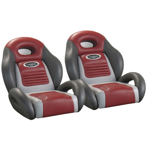 Asiento envolvente - 4BLLGT2DP - Llebroc Industries - de bass-boat / 2 plazas / multicolor