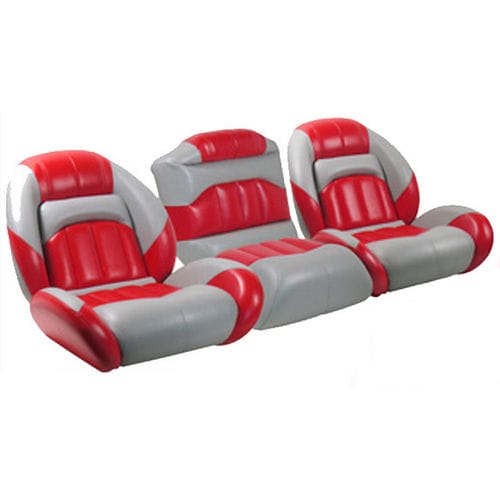 Asiento envolvente - PRO XL COMPLETE SET - Llebroc Industries - de bass-boat / para 3 personas / multicolor