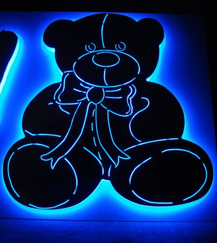 Logo para yate - NEGATIVE PLATE  - Atep Italia - para barco / luminoso / LED