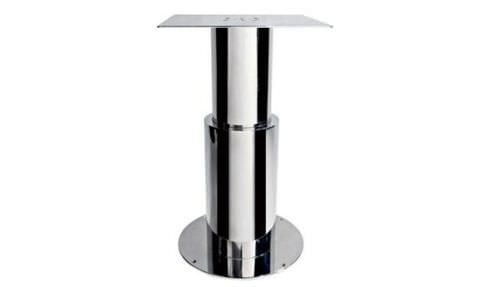 Pie de mesa ajustable - 20.18198BS - Atep Italia - eléctrico / de acero inoxidable