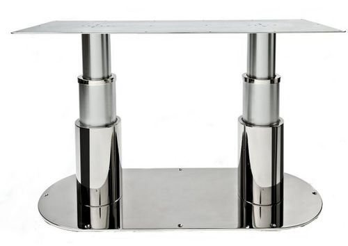 Pie de mesa ajustable - 20.18898B2 / 2 - Atep Italia - eléctrico / de acero inoxidable