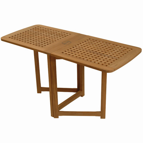 Mesa de cockpit para yate - FTZ-GR | Zeta GRATING TEAK - Valdenassi - para velero / plegable / de teca