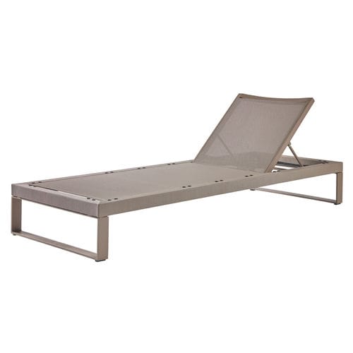 Tumbona para yate - KONFY 21  | Sofa base/Chaise Lounge 200 - Valdenassi - marrón / gris / sin reposabrazos