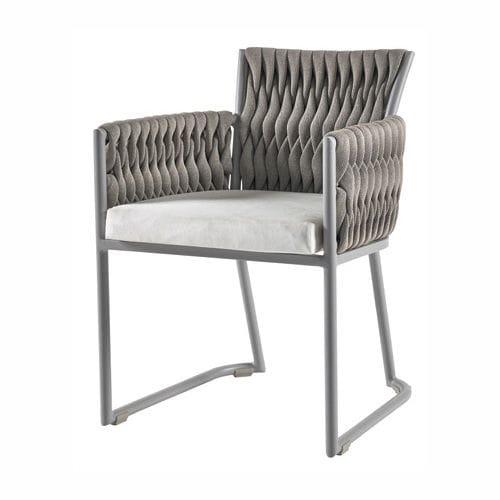 Silla estándar para barco - SEA-BASKET | Dining Armchair - Valdenassi - para yate / marrón / con reposabrazos