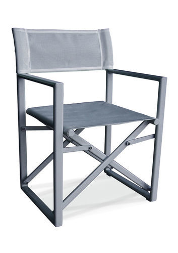 Silla tipo director de cine para barco - NAUSICAA - Valdenassi - para yate / plegable / gris