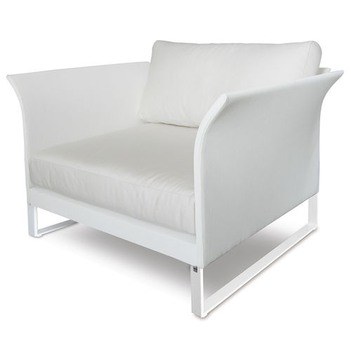 Sillón para yate - KONFY  | Lounge Chair 75 - Valdenassi - de tejido / de metal / marrón