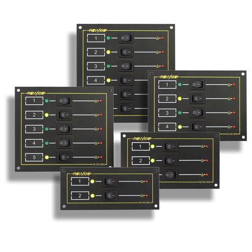 Panel eléctrico para barco - NL102-006 - NAVYLEC - de corriente / LED