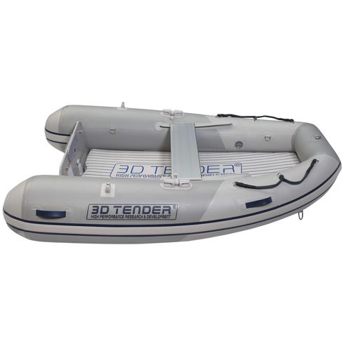 Embarcación neumática fueraborda - TWIN FASTCAT 230 - 3D MARINE - plegable / open / de aluminio
