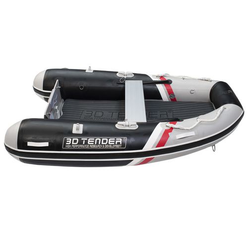 Embarcación neumática fueraborda - TWIN FASTCAT 260 - 3D MARINE - plegable / open / de aluminio
