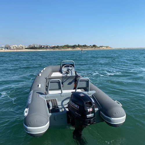Embarcación neumática fueraborda - DREAM 340 - 3D MARINE - semirrígida / open / con consola lateral