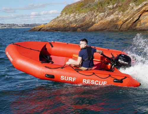 Barco profesional barco de salvamento - 400 - 3D MARINE - fueraborda / de Hypalon®