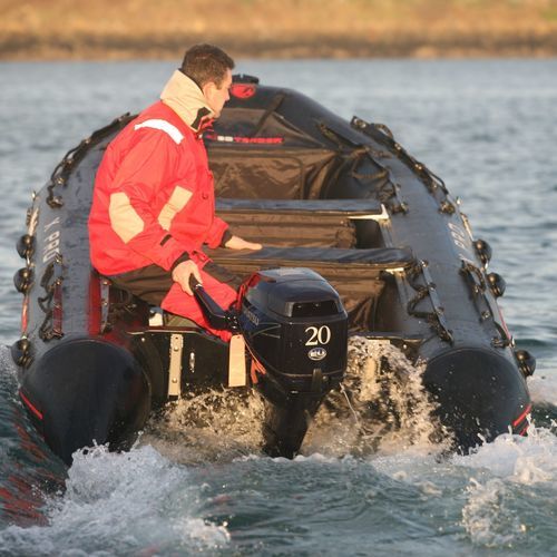 Embarcación neumática fueraborda - HEAVY DUTY 320 - 3D MARINE - plegable / open / de pesca