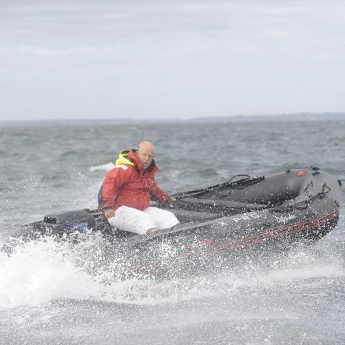 Embarcación neumática fueraborda - HEAVY DUTY 550 - 3D MARINE - plegable / open / de pesca