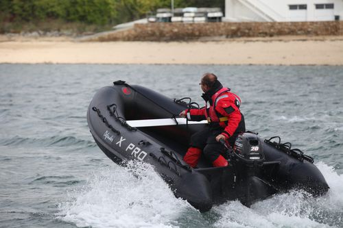 Embarcación neumática fueraborda - XPRO 390 - 3D MARINE - RIB / open / de pesca