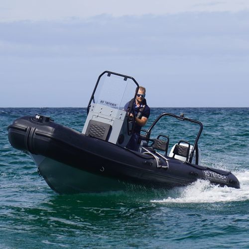 Embarcación neumática fueraborda - NIVIDIC 550 - 3D MARINE - semirrígida / open / con consola central