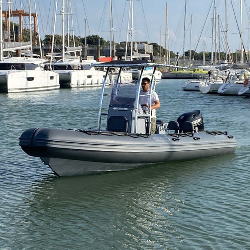 Barco profesional barco de vigilancia - 650 - 3D MARINE - fueraborda / de PVC / de Hypalon®